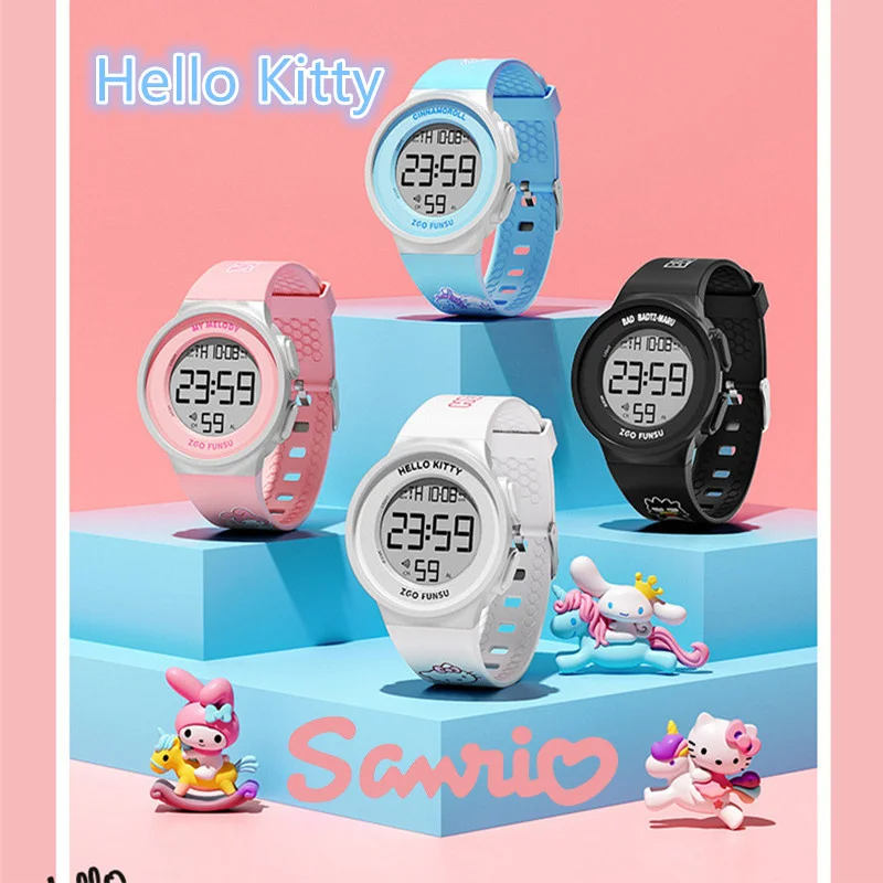 

Hellokitty Original Genuine Cartoon Watch Girl Elementary School Student Simple Temperament Electronic Watch Junior High Student
