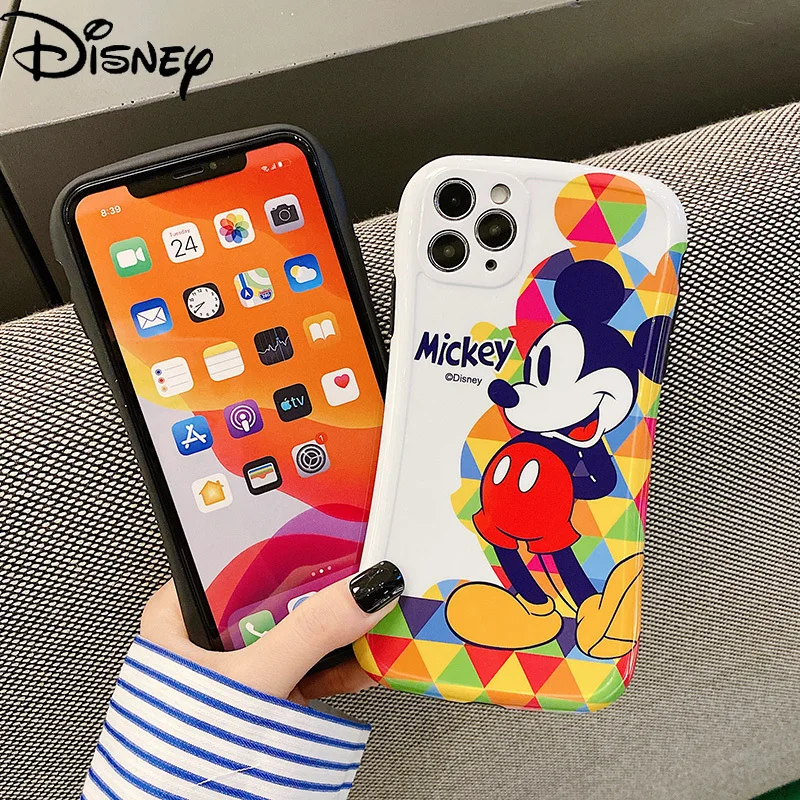 

Disney Cartoon Mickey Mobile Phone Case for IPhone11/xsmax/11promax/8plus/XR/7plus/SE/11pro Couple Mobile Phone Cover