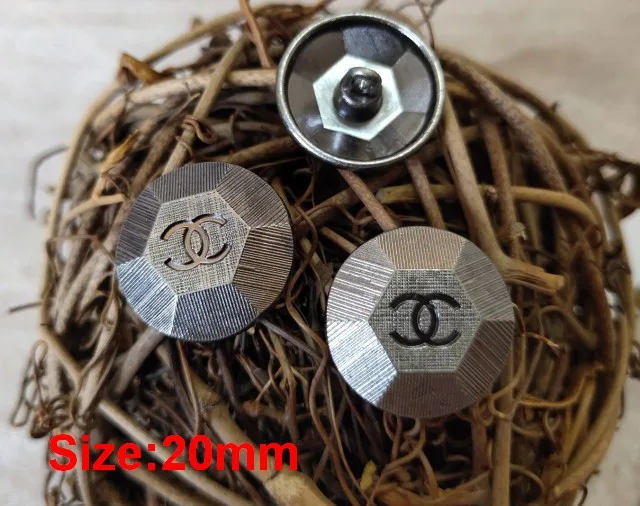 NO34 Size 20mm Новинка 10 шт. высококачественная металлическая куртка в форме сердца с капельным маслом и пуговицами аксессуары пальто свитер рубашка кнопка 18 мм - Цвет: NO34 Size 20mm