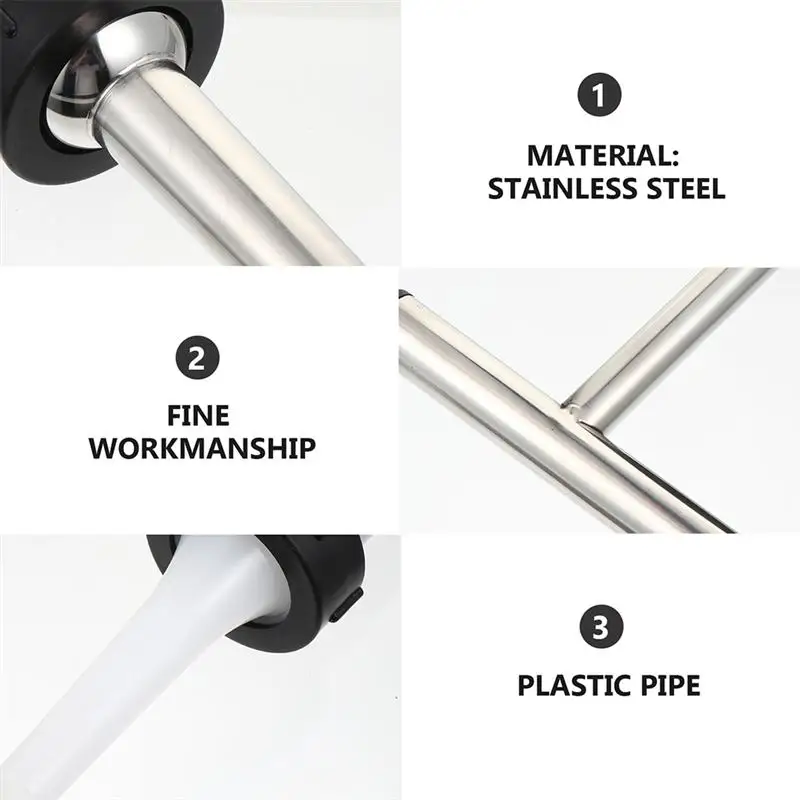 

1 Set Practical Ergonomic Safe Convenient Rustproof Sausage Stuffer Sausage Tubes for Kitchen