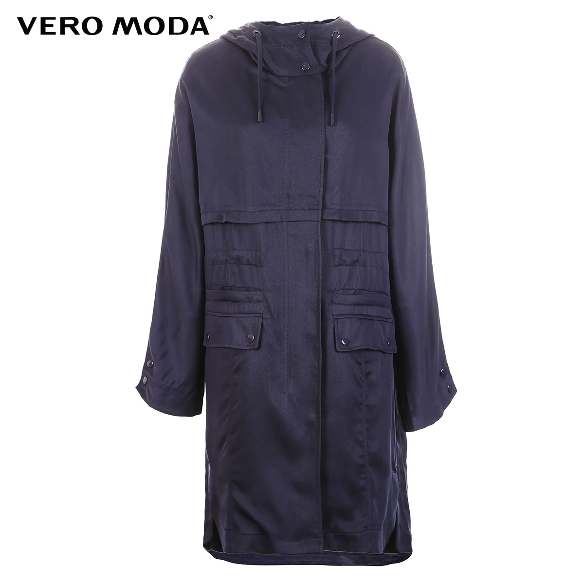 

Vero Moda Women's Loose Fit Casual Hooded Trench Coat | 319121510