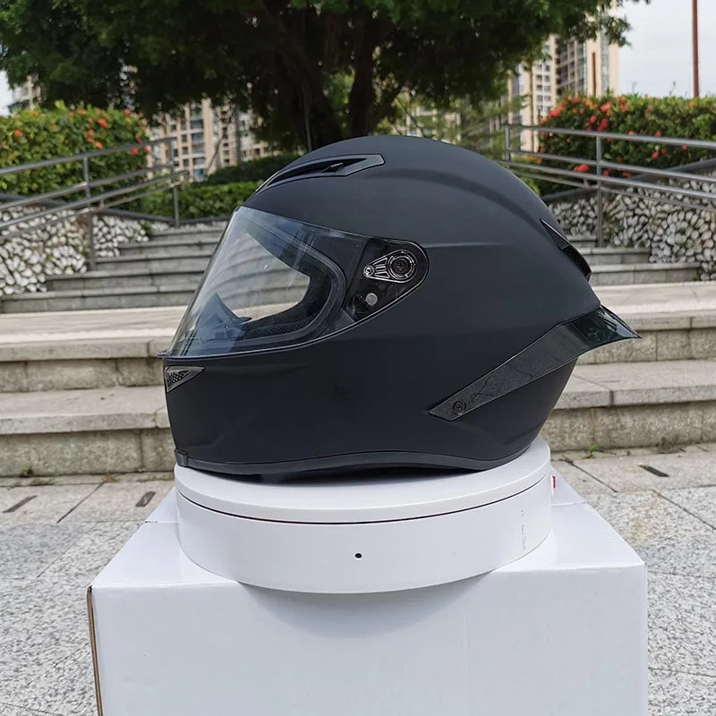 Новое поступление мотоциклетный шлем унисекс Полнолицевой шлем casco зимний сезон Безопасный черный шлем dot утвержден - Color: 2