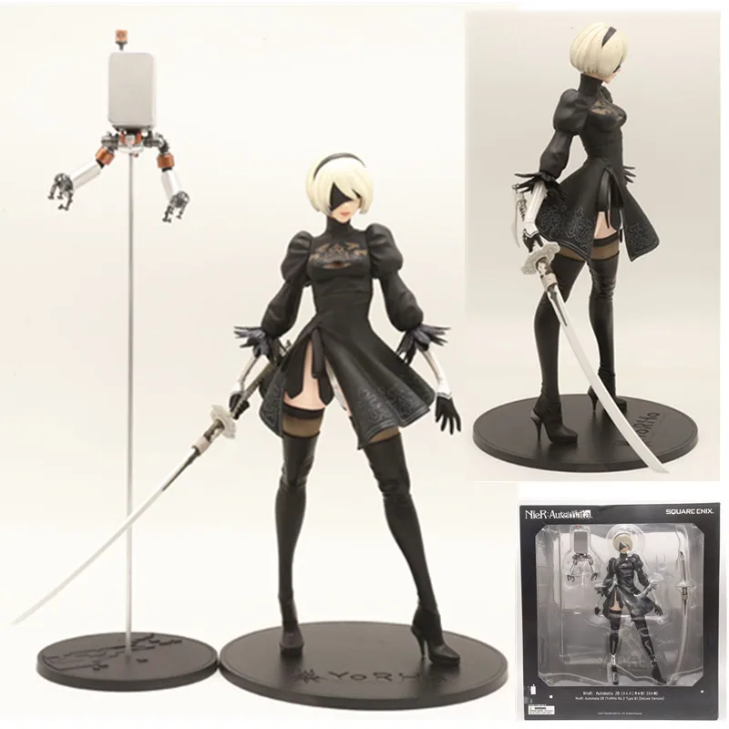 

Аниме NieR:Automata 2B YoRHa No.2 Тип B, Фигурка делюкс версия, Боевая модель, фигурка, игрушки, кукла, подарок, 11 дюймов