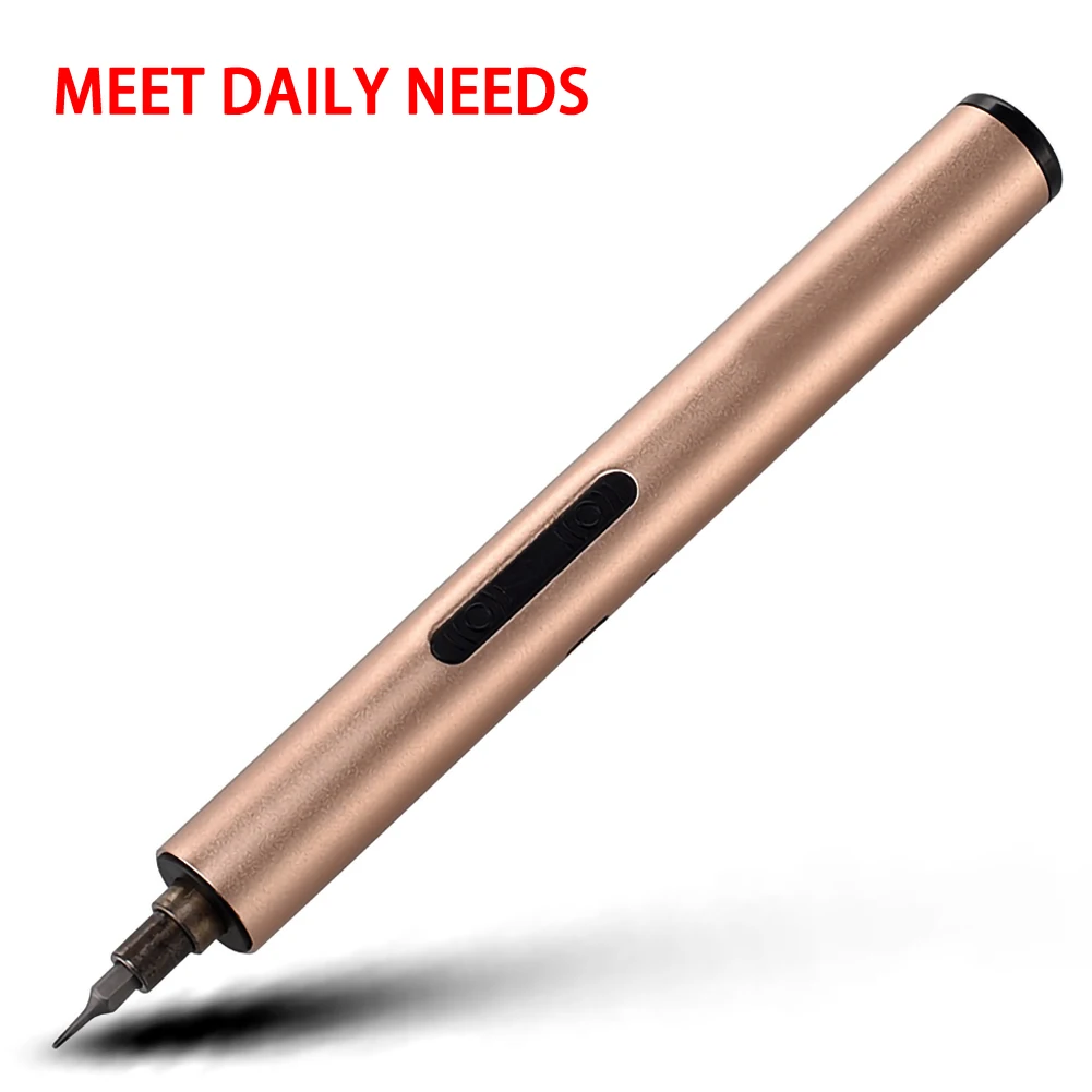 Mini Cordless Electric Screwdriver Rechargeable Screw Power Driver Tool Space Aluminum 0.16Nm For Smart Phone/Watch Repair Tools |