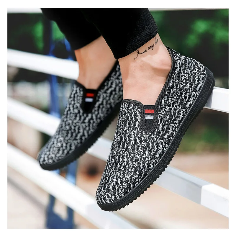 

Men's fabric sneakers lightweight soft men's shoes new season free shipping