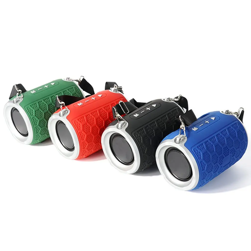 

Portable Bluetooth-compatible Speaker Outdoor Strap Wireless Speaker Riding Portable Small Heavy Bass Madden Small Steel Cannon