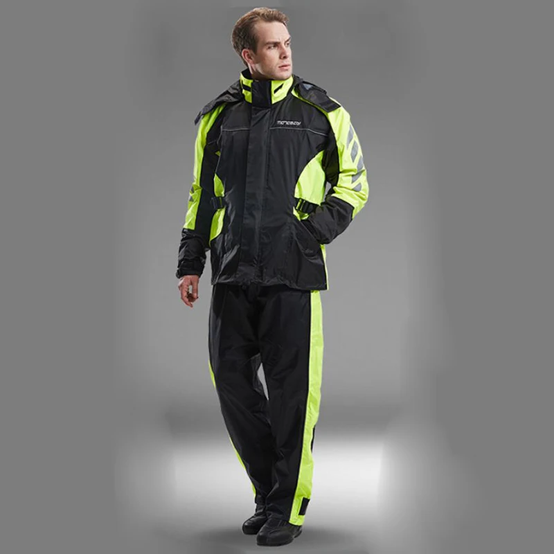 Водонепроницаемый дождевик для мотоцикла комплект одежды капюшон мотокросса