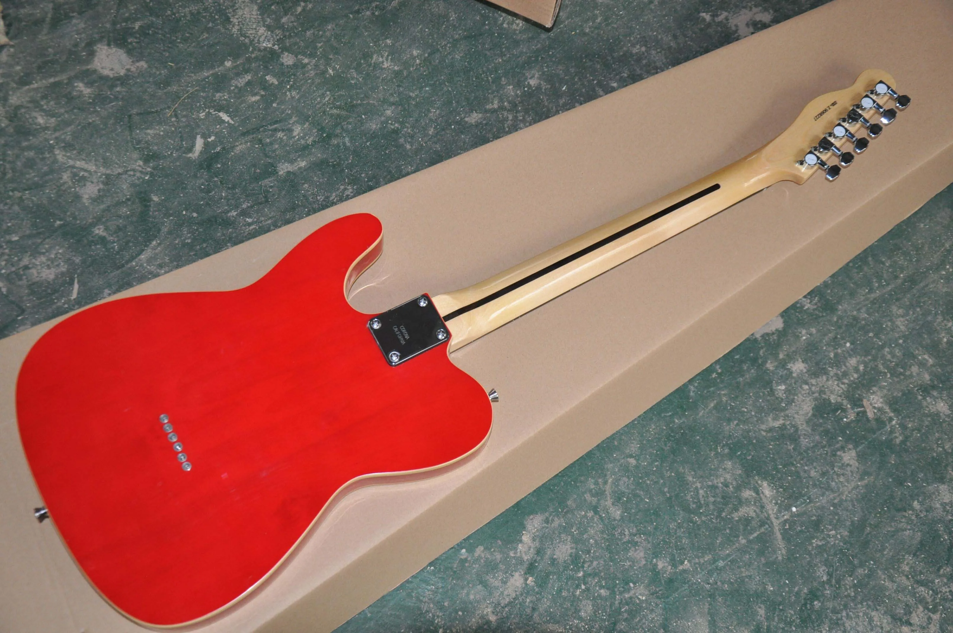 

China guitar factory custom red TL Electric Guitar free shipping 8pai