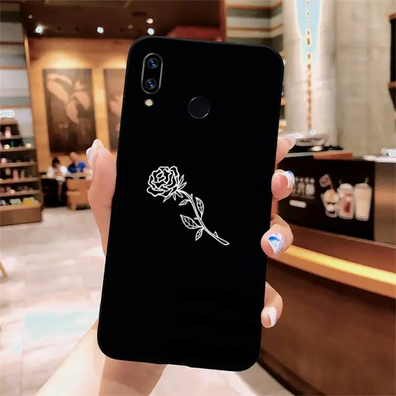 

love Simple lines fundas funda Phone Case For Xiaomi Redmi note 7 8 9 t k30 max3 9 s 10 pro lite