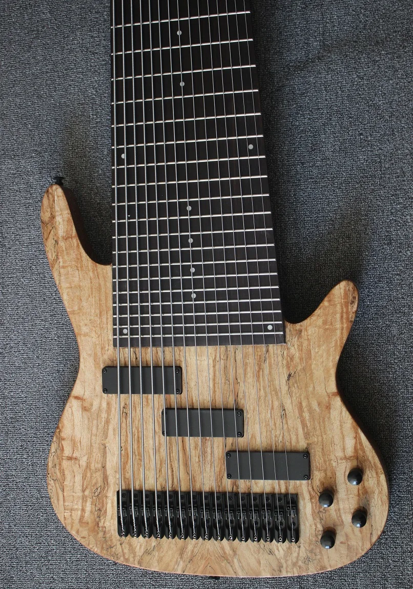 Weifang Rebon 15 струнный шейный корпус для электрической бас-гитары с Spalted Maple | Спорт и