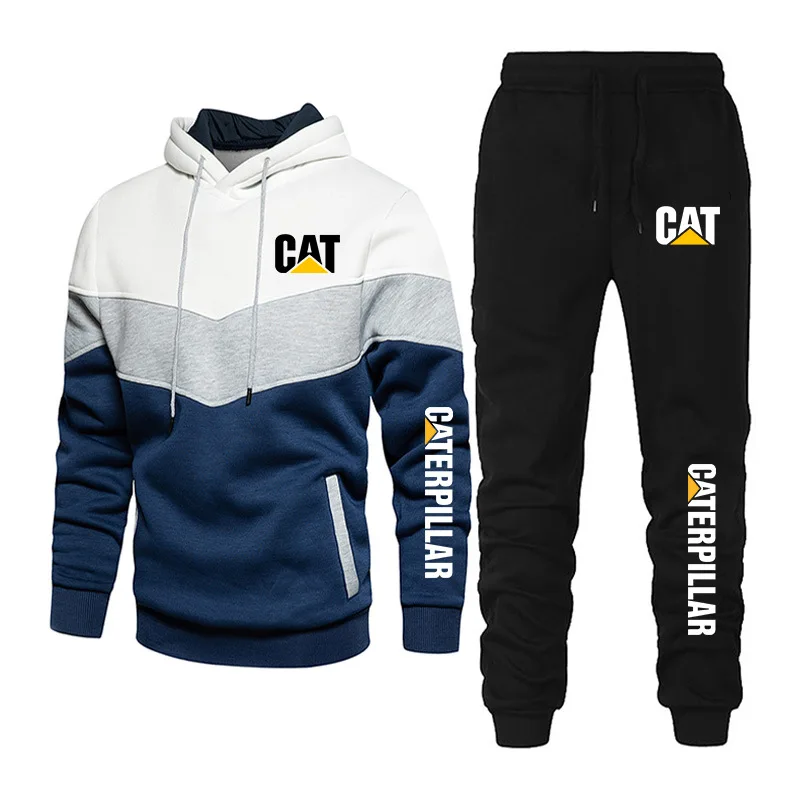 Мужской Хлопковый костюм с котом и гусеницей уличная бейсбольная форма