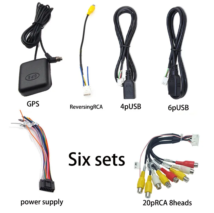 USB кабель для android автомобильный радиоприемник длинный usb 4 контактный и 6 адаптер