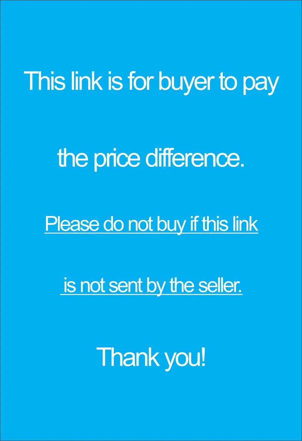 Разница в оплате пожалуйста не размещайте заказ если покупатель отправит вам эту