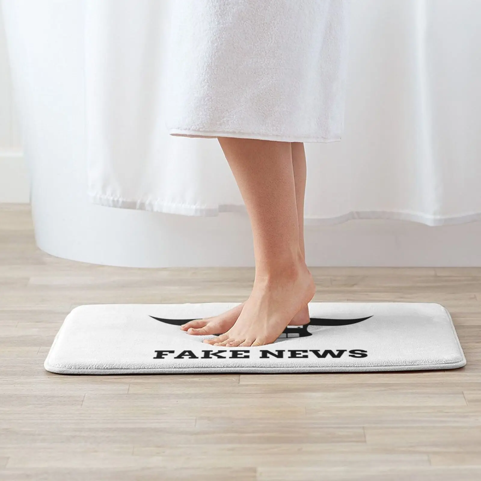 Белые поддельные новости коврик для лица подушка мягкие Нескользящие Трампа |