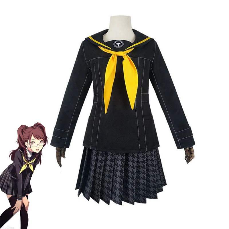 Костюм для косплея Game Persona 4 Kujikawa Rise японская школьная форма женская одежда топ +