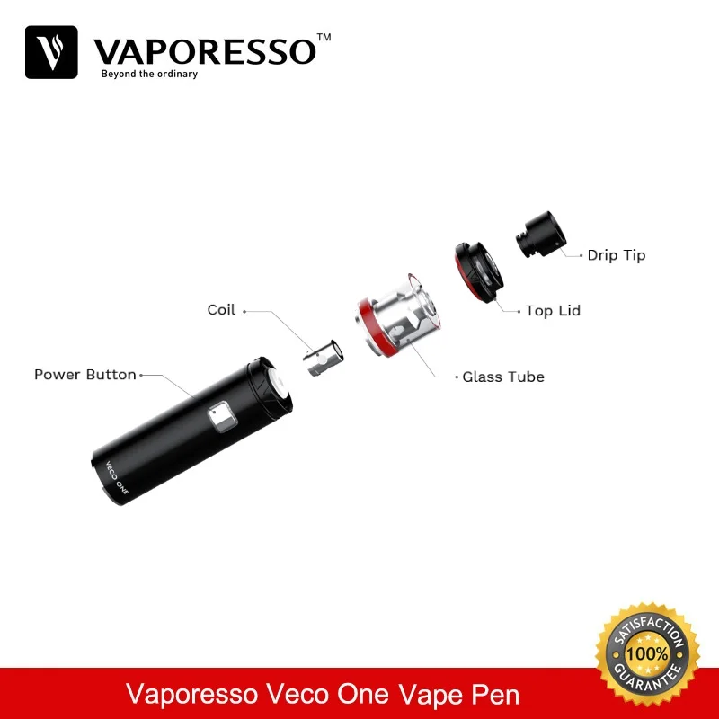 Оригинальный Vaporesso VECO One Plus Набор 4 мл распылитель 2 Veco Vape ручка с EUC керамический