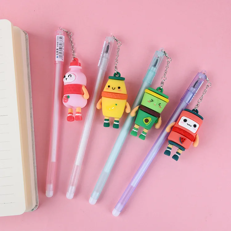 

Ручка гелевая с подвеской в виде бутылки с молоком, 0,5 мм, 20 шт./лот