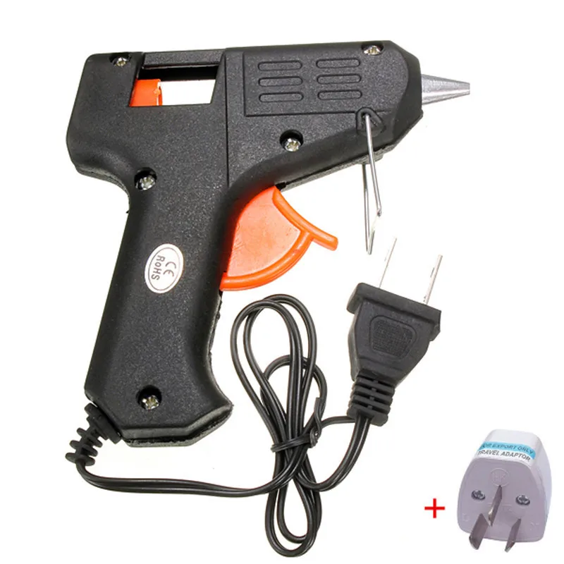 

5pcs 20W 110v-240v Suit for 7mm Glue Sticks Electric Glue Gun Sticks Trigger Art Craft Repair Heating Hot Melt Tool US Plug