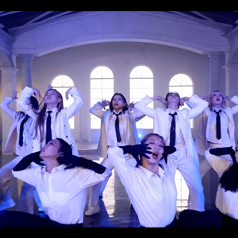 

Одежда для джазовых танцев Kpop, белые блейзеры, рубашка, топы, костюм для выступлений в стиле хип-хоп, повседневные свободные брюки, женский к...