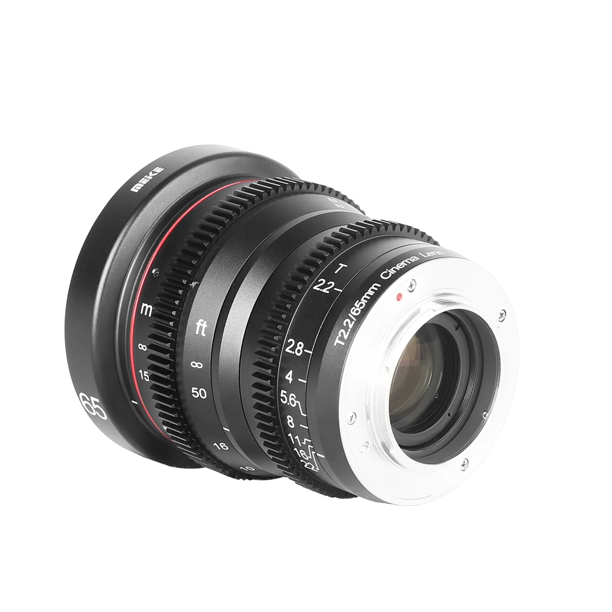 Meike 65 мм T2.2 ручной фокус с низким искажением Prime 4K Cine объектив для Olympus Panasonic M43/для