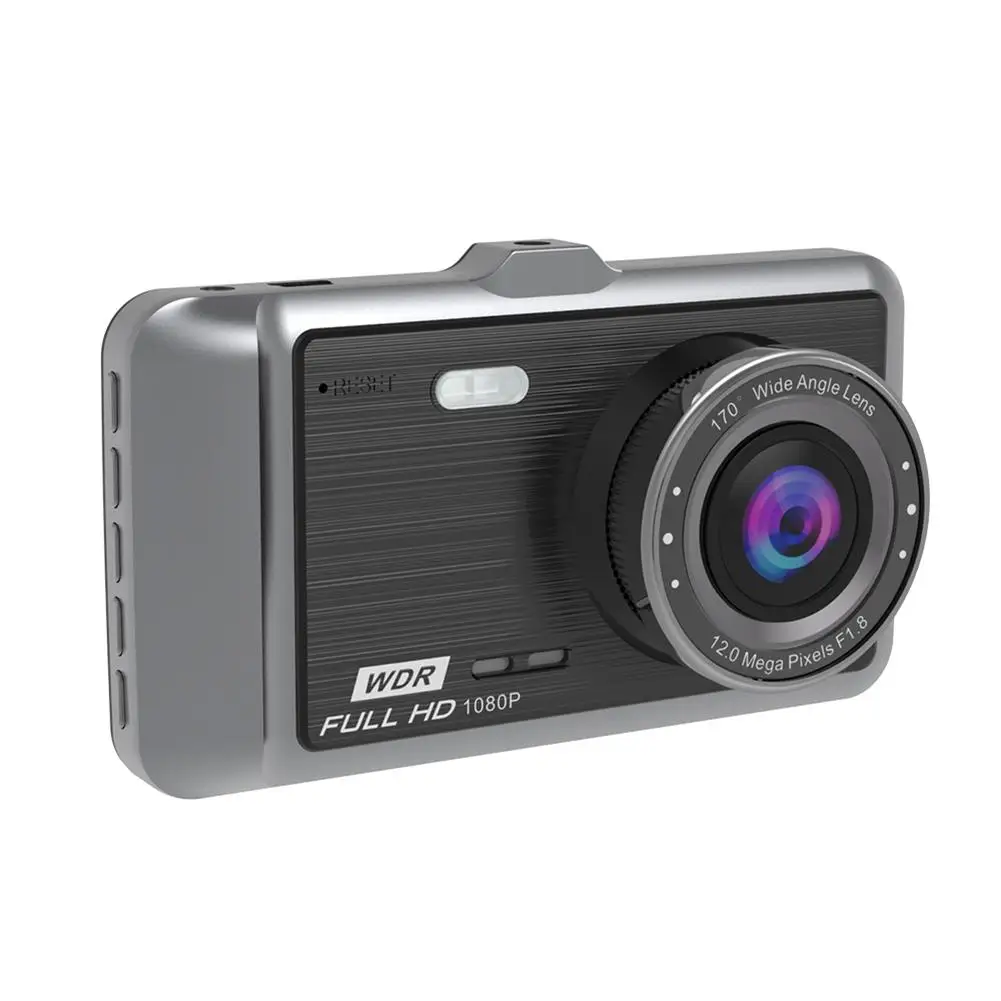 

Автомобильный видеорегистратор HD 1080p с двумя передними и задними линзами IPS сенсорный экран Dashcam парковочная камера заднего вида видеорегис...
