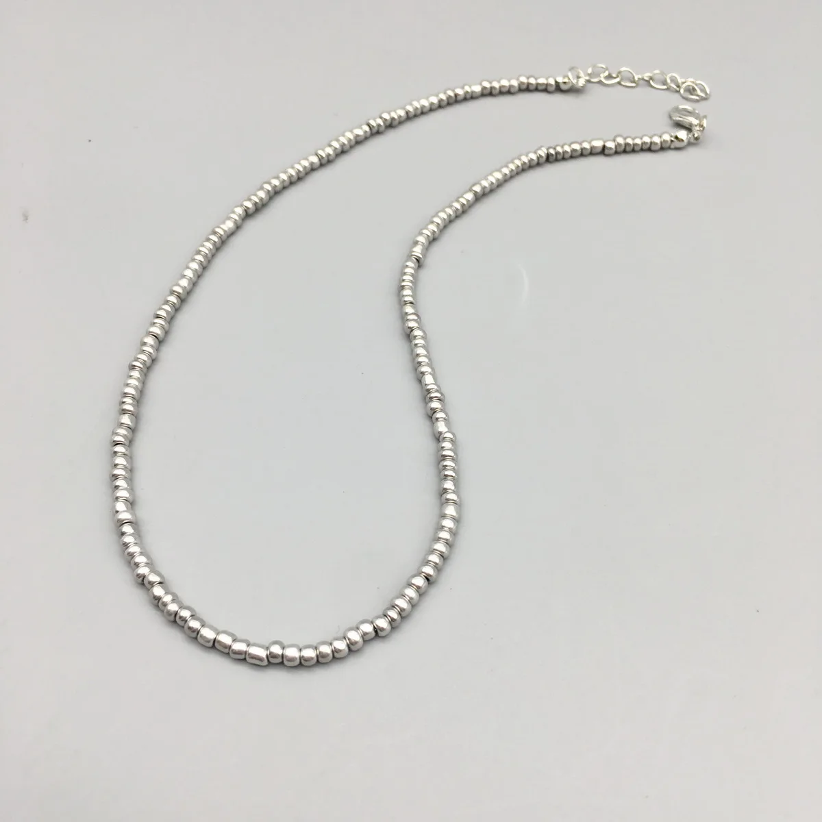 Бисер серебряного цвета колье Женское Ожерелье богемное Прямая доставка нежное