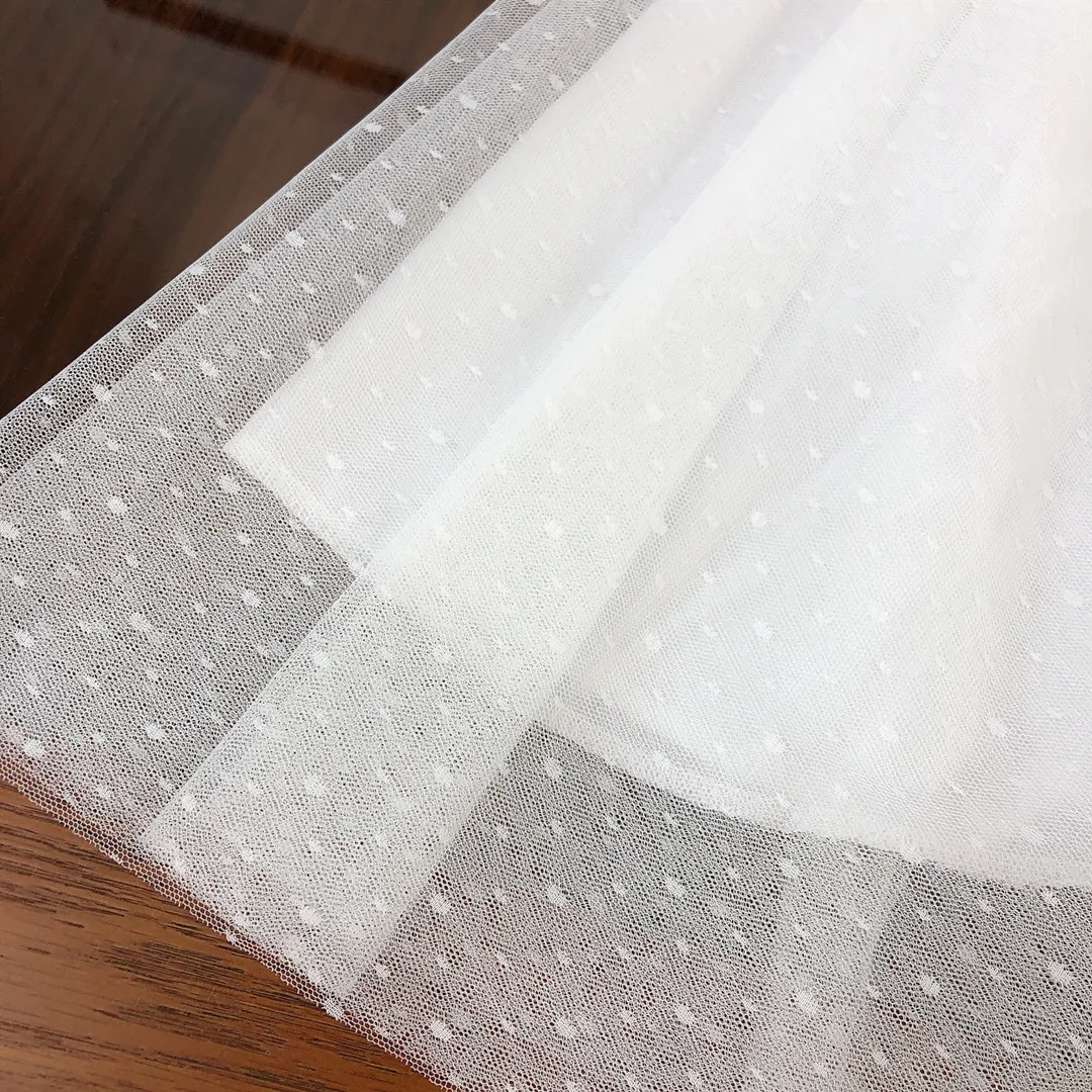 

Summer New Hot Sale Party Princess Dress Girls Sets 3 To 12 Years Baby Cotton T-Shirt And Mesh Skirt 2pcs Kids Designer Clothes