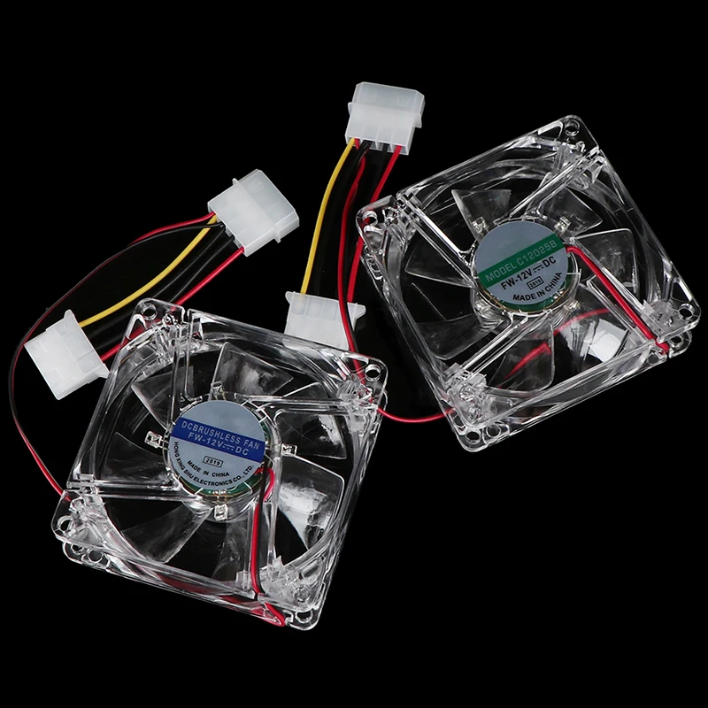 

4Pin PC Computer Fan 80mm 8025 8cm Silent DC 12V LED Luminous Cooling fan