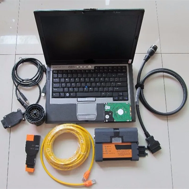 Полные кабели для Bmw Icom a2 Obd с ноутбуком d630 Isis новейший экспертный режим