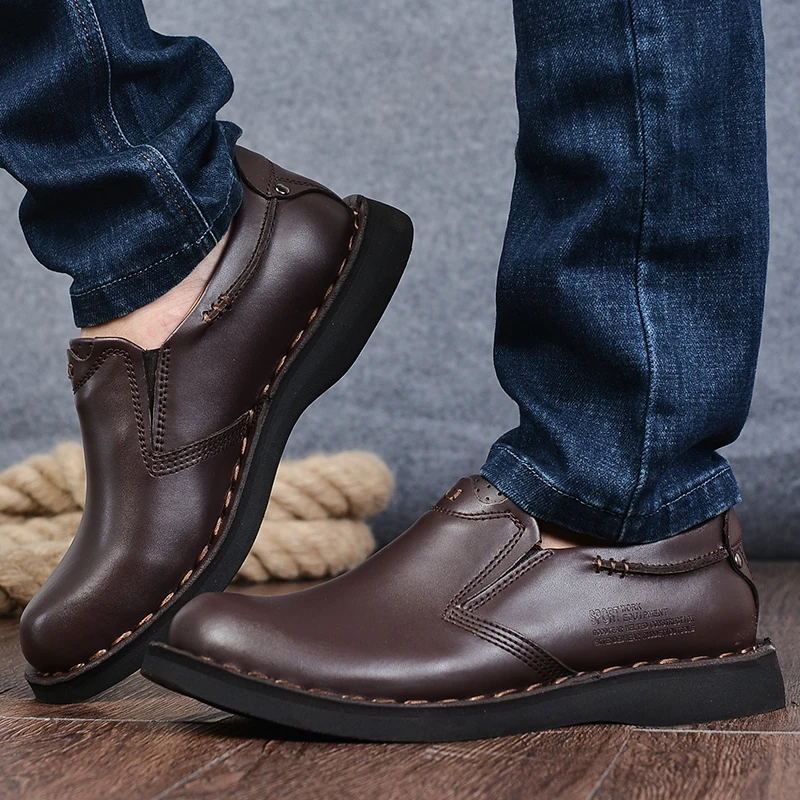 2019 Мужские модельные туфли мужская повседневная обувь в деловом стиле из