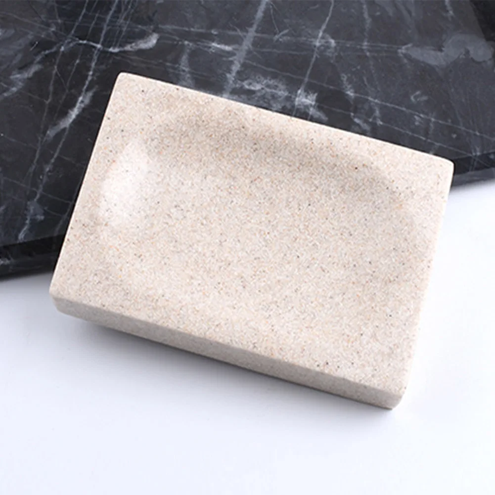 

Restaurant Free Standing Living Room Home Office Shower Multifunctional Washroom Marble Grain Bathroom Accessory Soap Dish