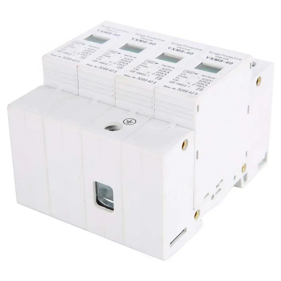 Автоматический выключатель Mini 4P 40KA House Surge Din Rail Низковольтное защитное