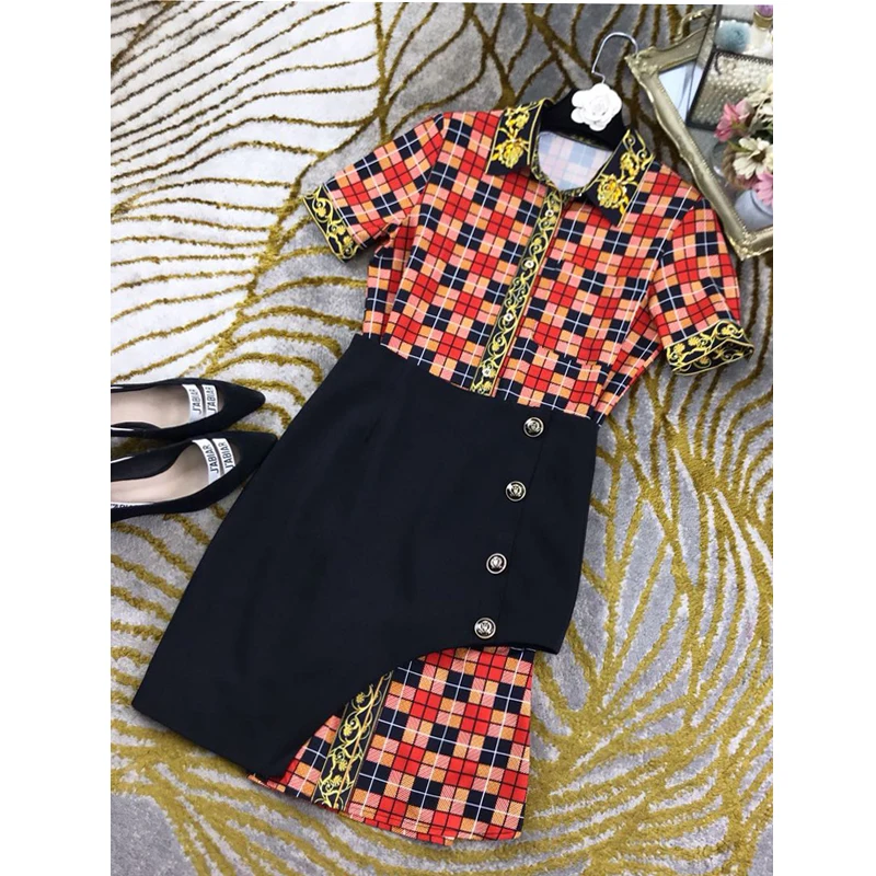 1 12 2020 Новая модная женская блузка с коротким рукавом и отложным воротником в