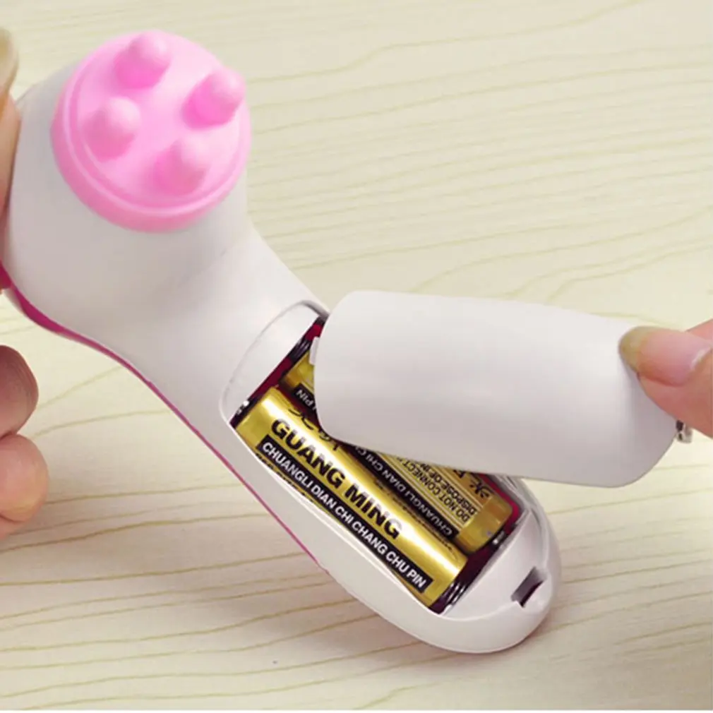 Электрический Уход за лицом Чистящая щеткой Машина Вибратор массажер