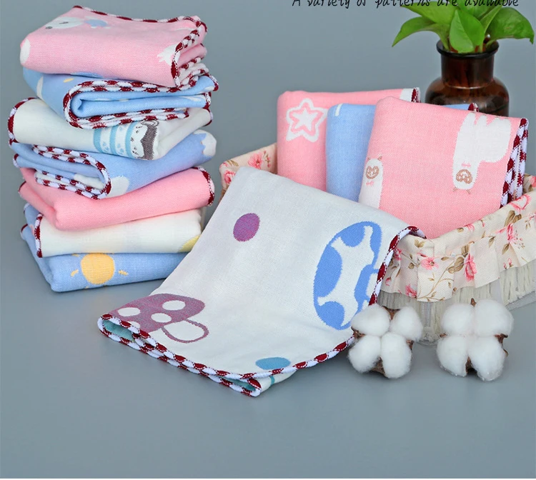 Квадратное детское полотенце из чистого хлопка детские полотенца для лица