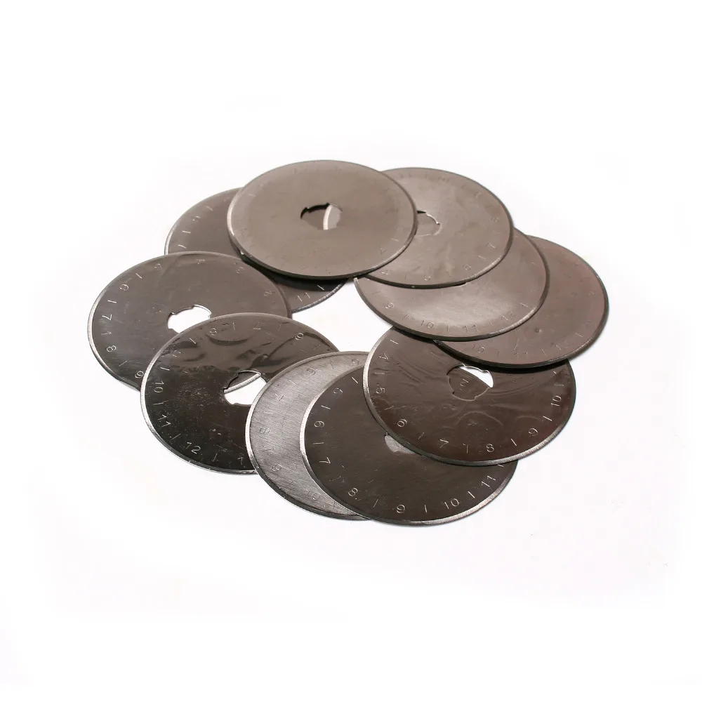 10 шт. 45 мм Лоскутная Ткань Кожа ремесло сталь круговой поворотный резак