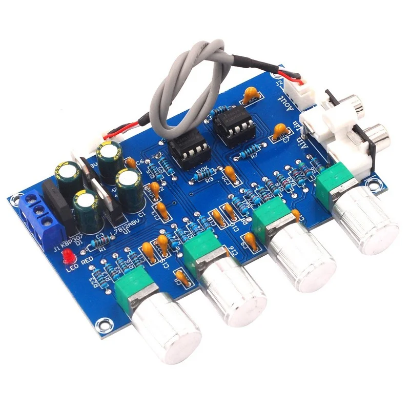 XH-M164 NE5532 Stereo Pre-усилитель предусилитель Tone Board Audio 4 усилитель каналов Module 4CH Control