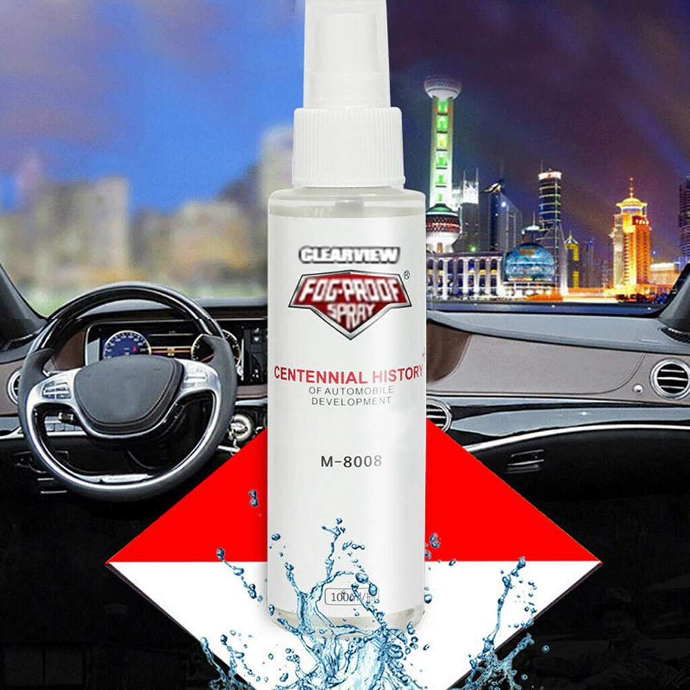 100 мл Авто стекло Очистка анти запотевание агент автомобиля окна очиститель