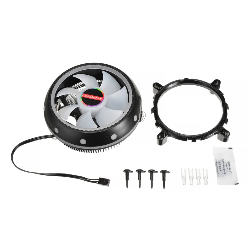 Тихий кулер Pohiks для ПК Универсальный охлаждения настольного компьютера 12 В
