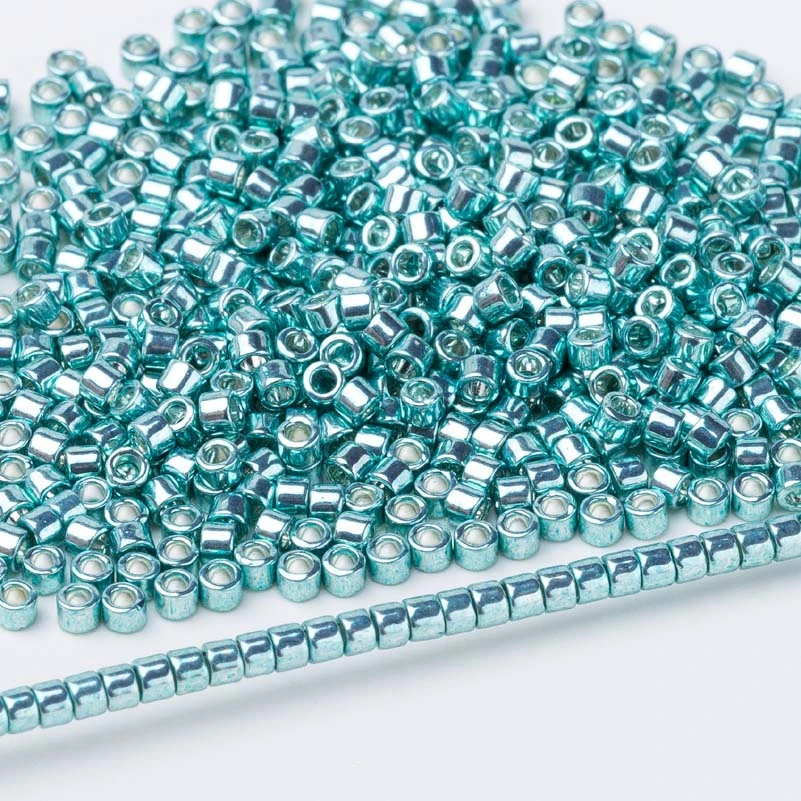 Taidian Miyuki Delica Seed Bead 11/0 для Broderie De Perles Francaises непрозрачный белый DB1-40 1,6x1,3 мм около 1000 штук - Color: miyuki-DB416