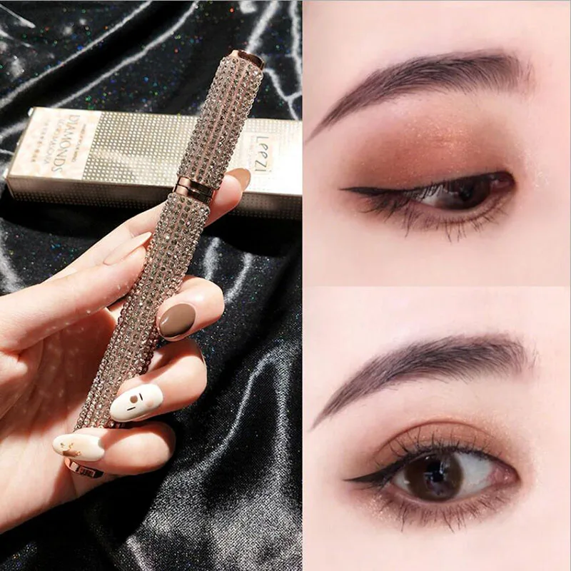 

1Pcs Starry Gold Diamond Eyeliner Quick-drying Waterproof Lasting Non-smudge Beginner Eyeliner