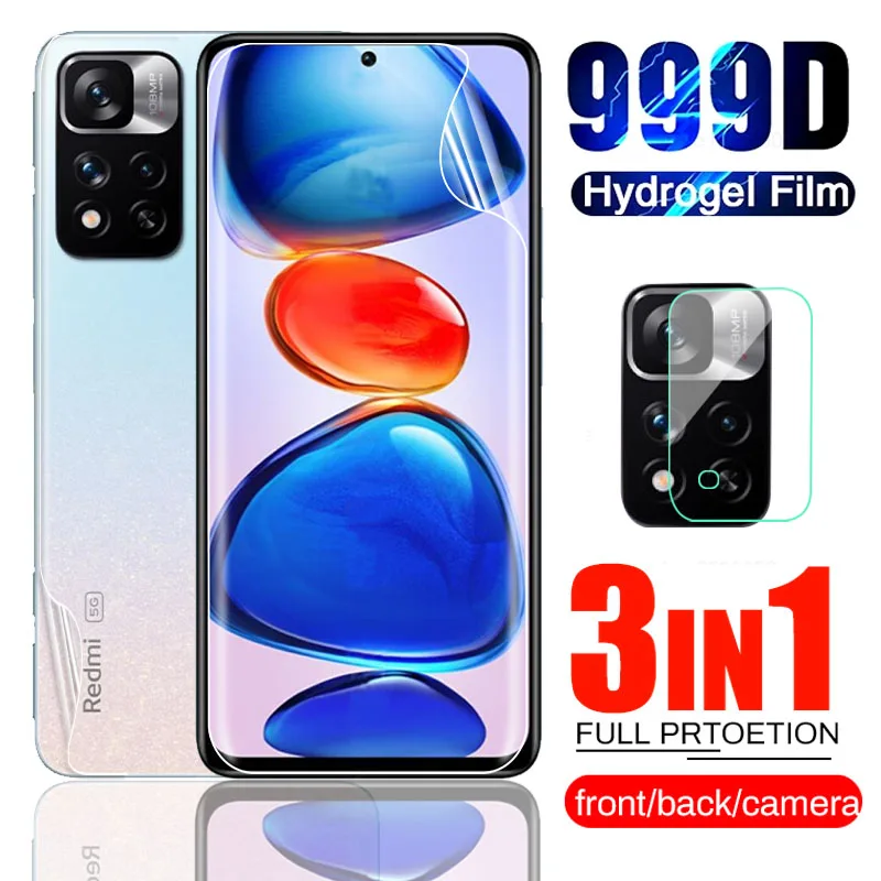 

Гидрогелевая пленка для xiomi readmi xiaomi redmi note 11 note11 pro plus + 2021 hd защита для переднего и заднего экрана пленка для камеры не стекло