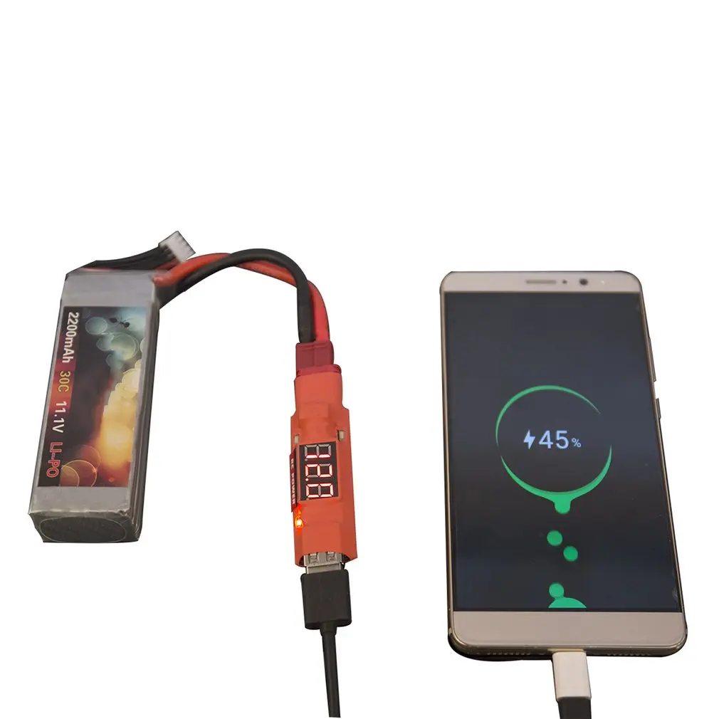 3 In 1 Lipo Battery Discharge Tester USB Indicator 2s-6s 5v Step-Down Module Power Bank | Игрушки и хобби