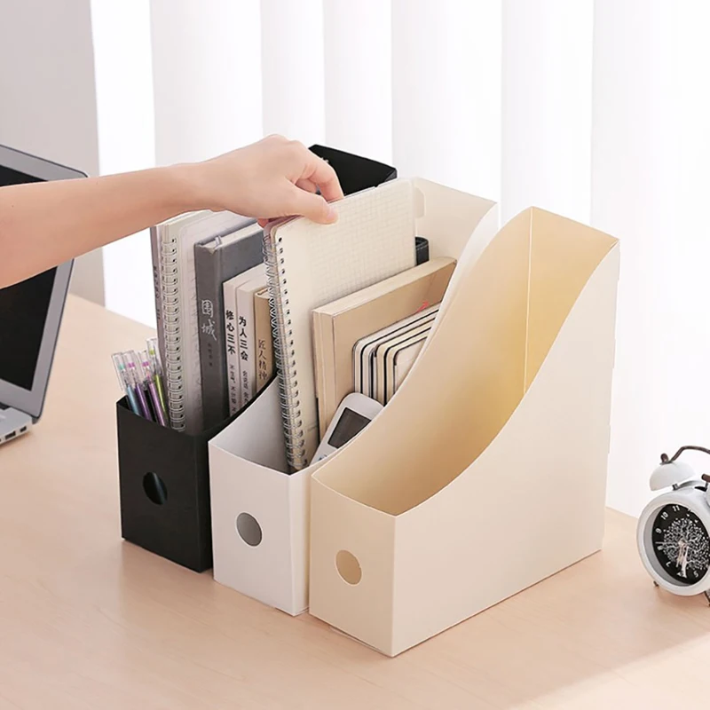 

Офисный ящик для хранения документов, складной настольный органайзер, Многофункциональный Карандаш для книг, коробка для хранения мелочей,...