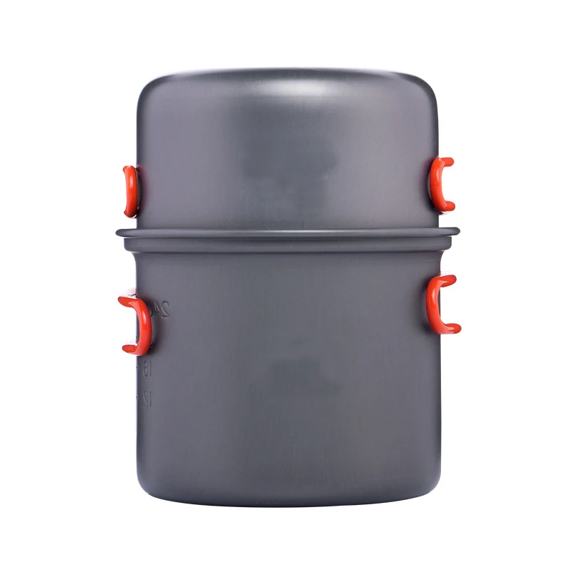 

Super light camping cookware Hard alumina soup pot Outdoor tableware Picnic Portable Mountaineering Trekking cookware teapot