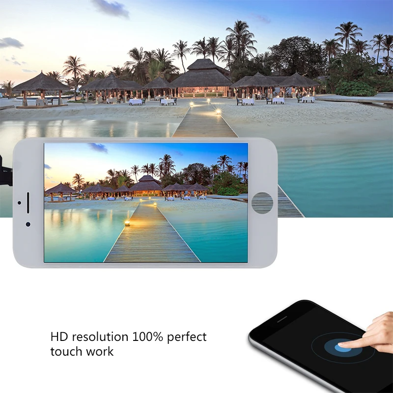 100% AAAA Оригинальный ЖК экран для iPhone 6 S Plus дисплей дигитайзер сенсорный модуль s