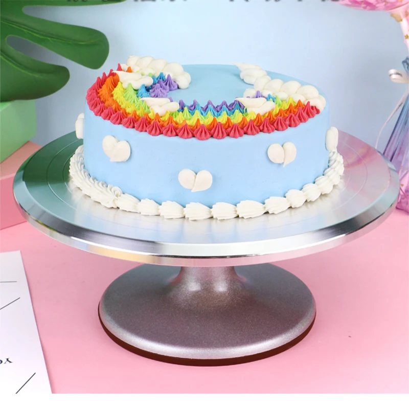 Вращающийся инструмент для выпечки подставка торта 12 дюймов разные цвета