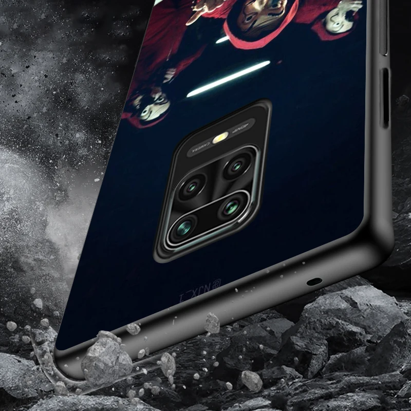 

Black Soft Cover Movie La Casa De Papel for Xiaomi Redmi Note 9 9S 8 8T 7 7S 6 5A 5 4X 4 Pro Max Prime Phone Case