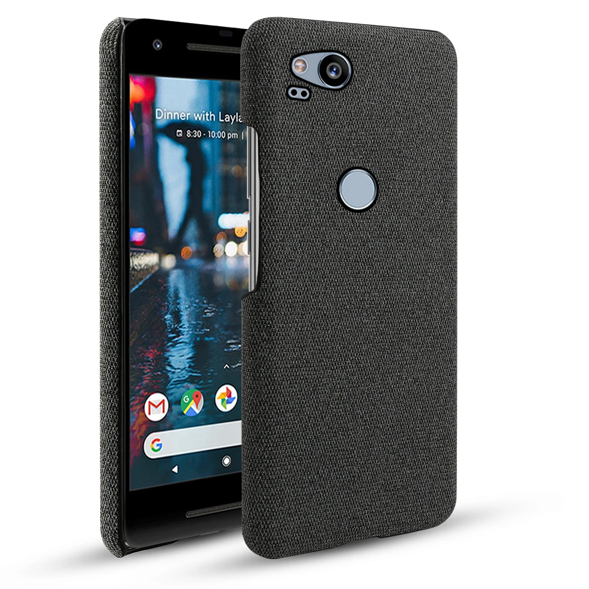Черный Для Google Pixel 3 3 XL 2 2 XL чехол Ретро тканые ткани против царапин тонкий ПК Жесткий Чехол для Google Pixel 3A 3A XL 4 XL чехол - Цвет: Черный