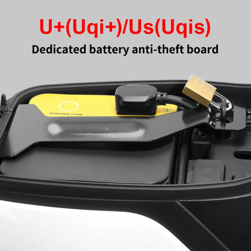 Electric Scooter Battery Anti-theft Lock Clip Anti-skid Board Modification for Niu UQI+ / US / UQI GT